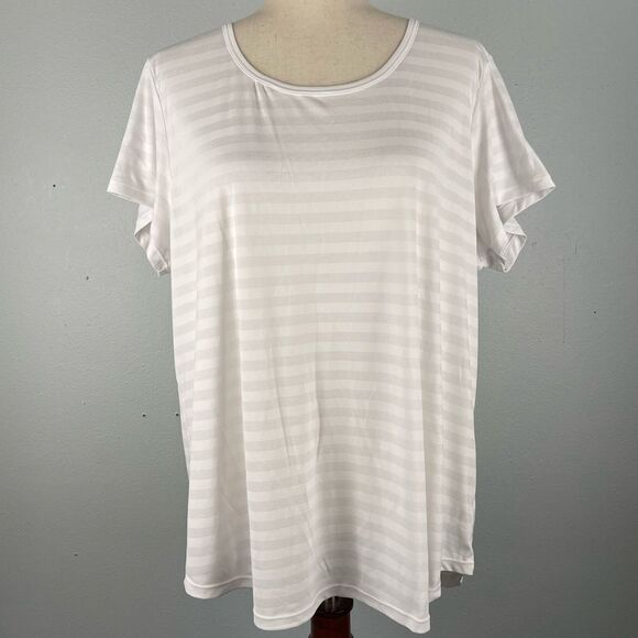 NWT Ideology White Athletic T-Shirt Size XXL - Picture 1 of 8